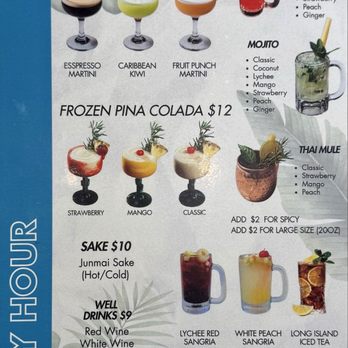 Thai Niyom - Drink menu - Thai Near Me - Queens, New York
