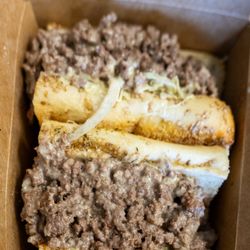 Christo's Wake and Steak - Chopped cheese sandwich