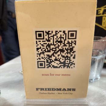 Friedman's - Scan for the menu - Breakfast & Brunch Near Me - New York, New York