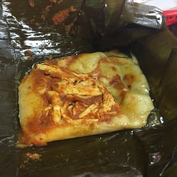 Los Tamales Oaxaquenos - Chicken tamale with mole - Mexican Near Me - Des Plaines, Illinois
