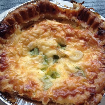 Embe Bakery - Cheese and onion quiche (they will warm it up for you) - Bakeries Near Me - Ganges, British Columbia