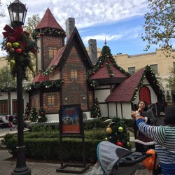 Adventure to Santa - The front of Santa's house, where your experience begins.