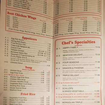 China Lin - Menu as of 6-2-24 - Chinese Near Me - Phenix City, Alabama