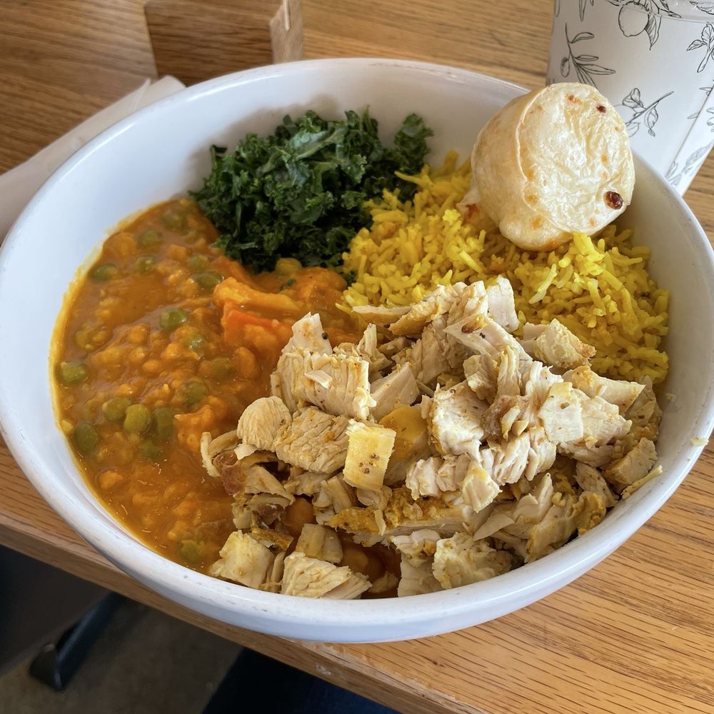 Aubergine Kitchen - COCONUT CURRY BOWL - Mediterranean Near Me - American Fork, Utah