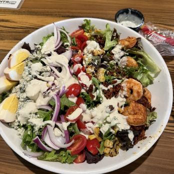 The Bunker Brewpub - Cobb Salad with shrimp - Breweries Near Me - Virginia Beach, Virginia The Bunker Brewpub - Cobb Salad with shrimp - Breweries Near Me - Virginia Beach, Virginia