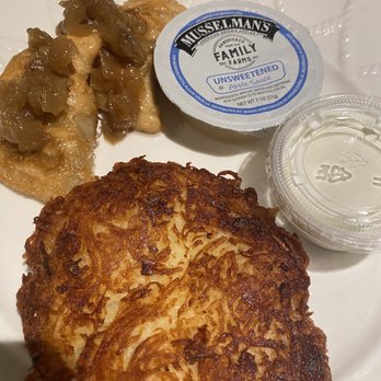 Veselka - Potato Pancake Plate - Ukrainian Near Me - New York, New York Veselka - Potato Pancake Plate - Ukrainian Near Me - New York, New York