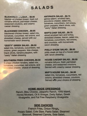 Menu photo 2 MVP's Sports Grille Jacksonville, FL Menu photo 2 MVP's Sports Grille Jacksonville, FL