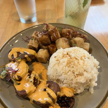 Bonifacio - Potatoes, Tofu, and garlic rice - Filipino Near Me - Columbus, Ohio Bonifacio - Potatoes, Tofu, and garlic rice - Filipino Near Me - Columbus, Ohio