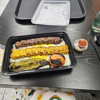 Habibi Kabob - Combo plate - Mediterranean Near Me - Rancho Cucamonga, California