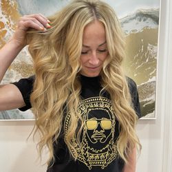 Salon Elevation - Beach blonde extensions