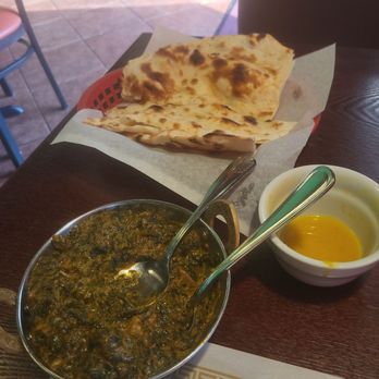 Himalayan House Restaurant - Lamb Saag with Butter Naan plus Lentil Soup - Indian Near Me - Chula Vista, California Himalayan House Restaurant - Lamb Saag with Butter Naan plus Lentil Soup - Indian Near Me - Chula Vista, California