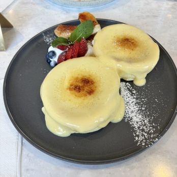 Cafe N One - Creme Brûlée Soufflé Pancake - Desserts Near Me - North York, Ontario Cafe N One - Creme Brûlée Soufflé Pancake - Desserts Near Me - North York, Ontario