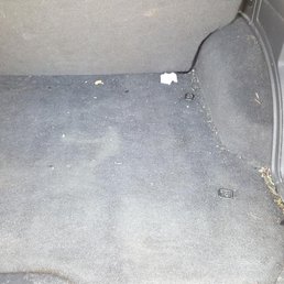 Somehow they missed the entire back area of my car.