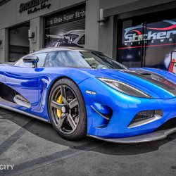 Photo of Sticker City - Sherman Oaks, CA, US. Koenigsegg Agera R  in for XPEL Ultimate Clear Bra Paint Protection Film.