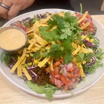 Native Foods - BBQ chicken salad - Vegan Near Me - Palm Springs, California Native Foods - BBQ chicken salad - Vegan Near Me - Palm Springs, California