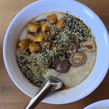 Secret Congee - Miso Roasted Kabocha Squash - Asian Fusion Near Me - Seattle, Washington Secret Congee - Miso Roasted Kabocha Squash - Asian Fusion Near Me - Seattle, Washington