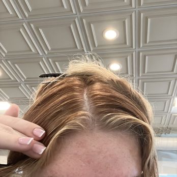 Urban Nirvana - Orange hair after they made it dark - Hair Salons Near Me - Charleston, South Carolina