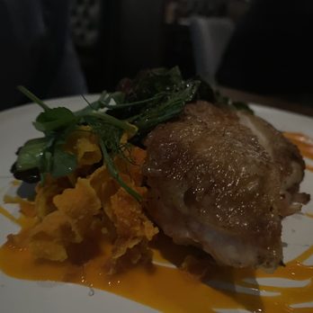 Hestia - Chicken dish! Amazing! - New American Near Me - Austin, Texas