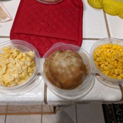 KFC - Macaroni, Mashed Potatoes with Gravy, Corn