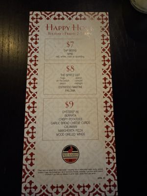 Menu photo 5 Red Rabbit St Paul, MN