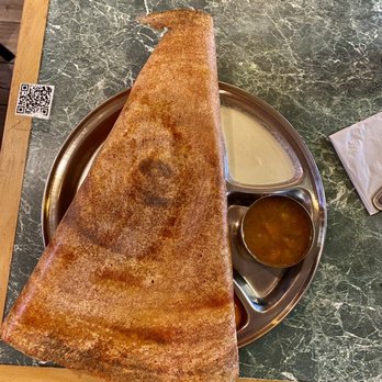 Dosa & Chaat Indian Cafe - Mysore Masala Dosa - really good! - Indian Near Me - Gaithersburg, Maryland