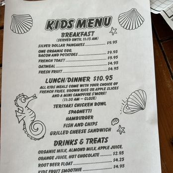 The Beachcomber - Kids menu - Seafood Near Me - Newport Beach, California
