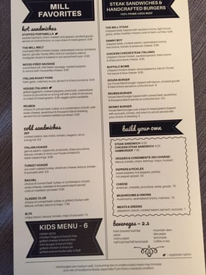 Menu photo 7 The Mill Kulpsville, PA Menu photo 7 The Mill Kulpsville, PA