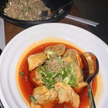 Baolicious - Wontons in chili oil - Pan Asian Near Me - Morgan Hill, California