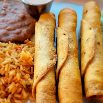 CasaMia Mexican Restaurant & Bar - Chicken and bacon flautas - Mexican Near Me - Bartonville, Texas