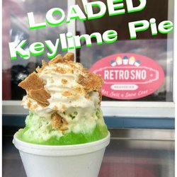 Loaded Keylime Pie includes 3 toppings (sweet cream, whipped topping & graham crackers) for the price of two and is WORTH IT!