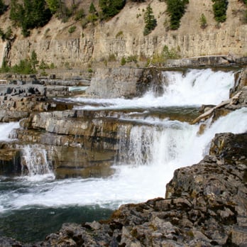 Kootenai Falls - Falls from the South side. - Hiking Near Me - Libby, Montana