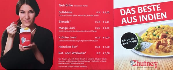Menu photo 2 Chutney Norderstedt, SH