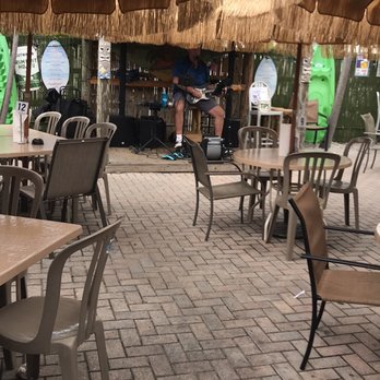 Bamboo Beach Bar & Grill - Larry in the hut - New American Near Me - Madeira Beach, Florida