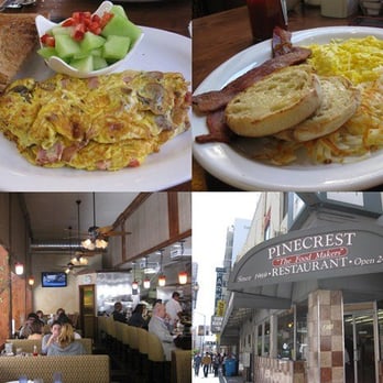 Pinecrest Diner - Fruit instead of hash brown was great! - Diners Near Me - San Francisco, California