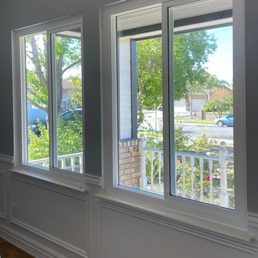 Windows facing south