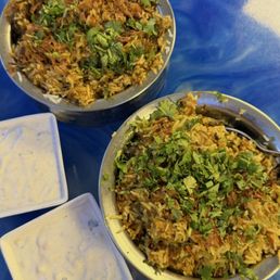 LAMB BIRYANI and CHICKEN BIRYANI. LAMB BIRYANI and CHICKEN BIRYANI.