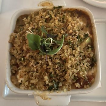 The Frisky Oyster - Gratin Tomato side - New American Near Me - Greenport, New York