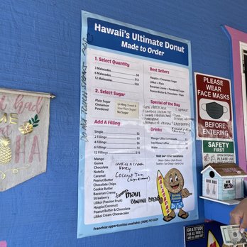 Manuela Malasada - Menu - Donuts Near Me - Kahului , Hawaii Manuela Malasada - Menu - Donuts Near Me - Kahului , Hawaii