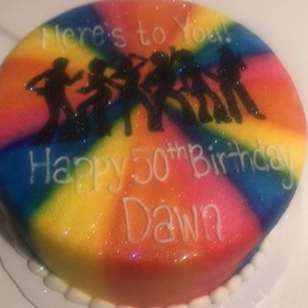 Cakes Plus - The birthday cake we ordered - Bakeries Near Me - Laurel, Maryland