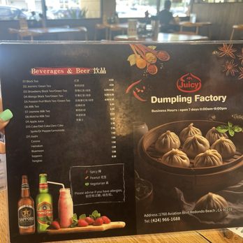 Juicy Dumpling Factory - Menu - Chinese Near Me - Redondo Beach, California Juicy Dumpling Factory - Menu - Chinese Near Me - Redondo Beach, California