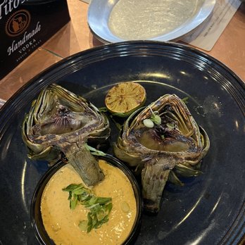 The Rustic - WOOD-GRILLED ARTICHOKE - New American Near Me - Dallas, Texas The Rustic - WOOD-GRILLED ARTICHOKE - New American Near Me - Dallas, Texas