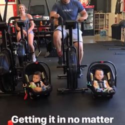 ASAP Fitness - My boys chilling before mommy picks them up.