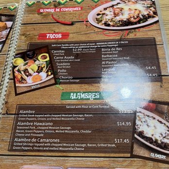 Taqueria Morelia - Menu - Mexican Near Me - Homestead, Florida