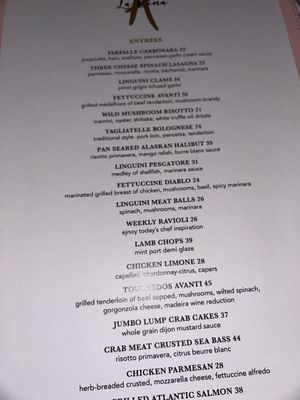 Menu photo 5 Avanti Restaurant Dallas, TX Menu photo 5 Avanti Restaurant Dallas, TX