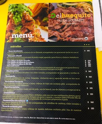 Menu photo 1 El Huequito México, D.F., DIF Menu photo 1 El Huequito México, D.F., DIF