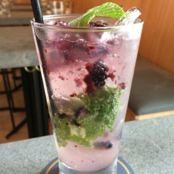 Savor - "Blackberry Fojito": blackberries, mint, lime juice, simple syrup - New American Near Me - San Antonio, Texas