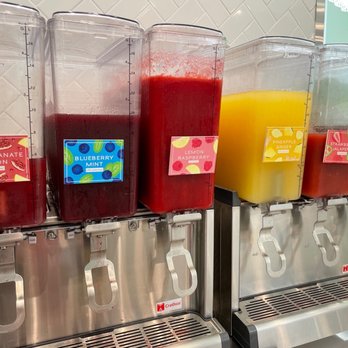 Crisp & Green - Their healthy flavored waters - no soda machine! - Salad Near Me - Venice, Florida