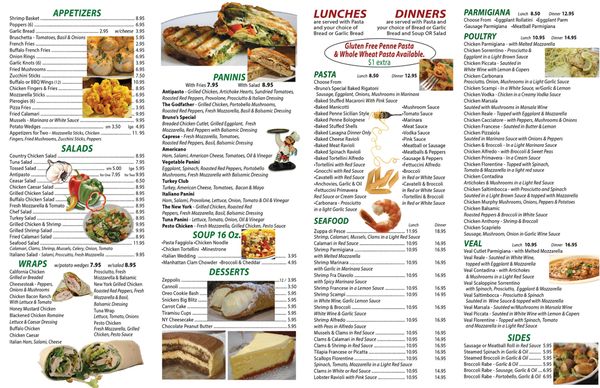 Menu photo 2 Brother Bruno's Pizza Chester, NY Menu photo 2 Brother Bruno's Pizza Chester, NY