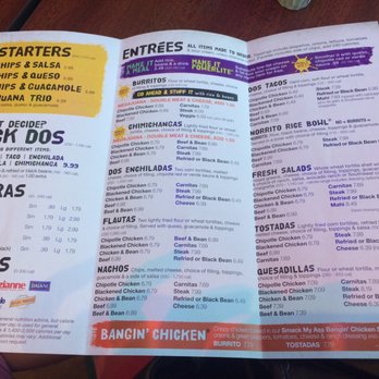 Tijuana Flats - Here is a to go menu! Sorry, I had already placed my order! - Tex-Mex Near Me - Champions Gate, Florida Tijuana Flats - Here is a to go menu! Sorry, I had already placed my order! - Tex-Mex Near Me - Champions Gate, Florida