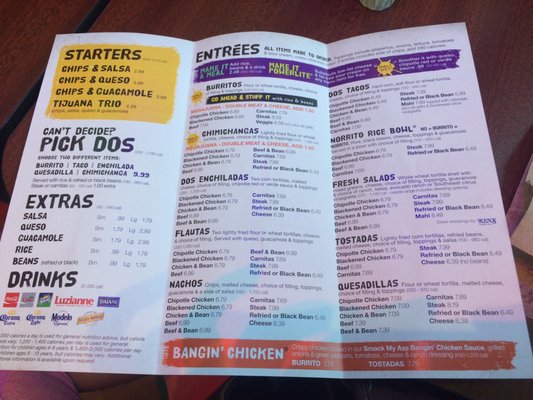 Menu photo 3 Tijuana Flats Champions Gate, FL